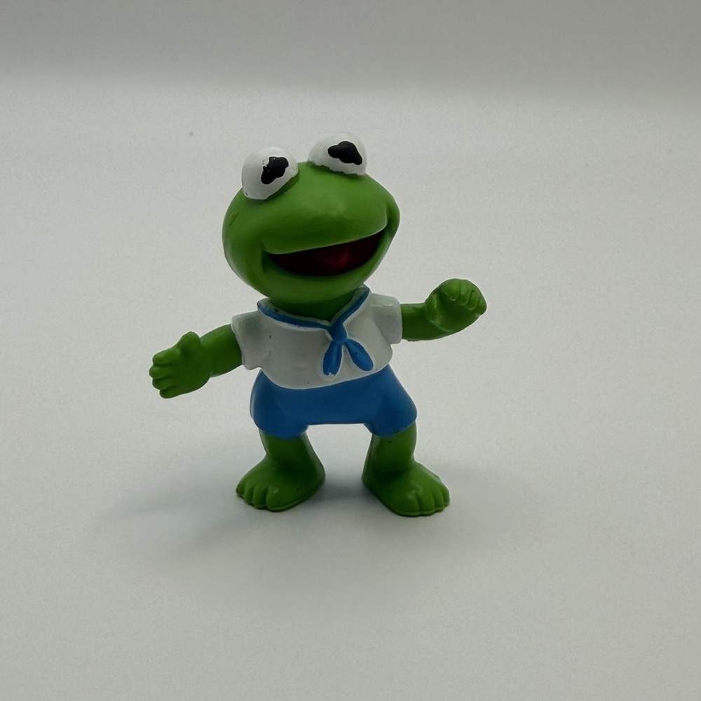 Vintage Muppet Babies Kermit The Frog Figure 1986 McDonald's - Sesame Street